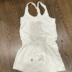 🤍🤍 Juicy Couture Terry White Cover Up Dress